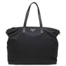 プラダ PRADA 三角ロゴ トート 2VG024 NERO ナイロン レザー 2WAYバッグ シルバー金具 ショルダー 黒