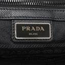 プラダ PRADA 三角ロゴ トート 2VG024 NERO ナイロン レザー 2WAYバッグ シルバー金具 ショルダー 黒