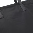プラダ PRADA 三角ロゴ トート 2VG024 NERO ナイロン レザー 2WAYバッグ シルバー金具 ショルダー 黒