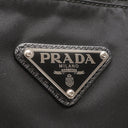プラダ PRADA 三角ロゴ トート 2VG024 NERO ナイロン レザー 2WAYバッグ シルバー金具 ショルダー 黒