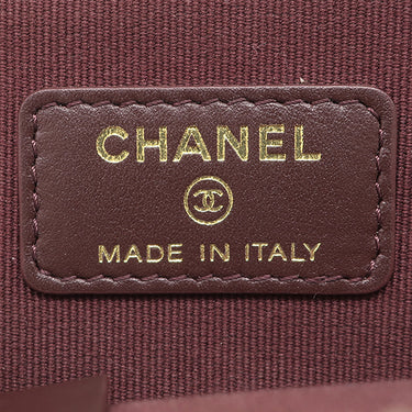 シャネル CHANEL マトラッセ フラグメントケース AP2061 ブラック キャビアスキン コインケース ゴールド金具 ココマーク