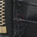 シャネル CHANEL マトラッセ フラグメントケース AP2061 ブラック キャビアスキン コインケース ゴールド金具 ココマーク