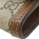グッチ GUCCI ジャッキー1961 チェーン付き ウォレット 652681 ベージュ×エボニー GGスプリームキャンバス レザー チェーンウォレット ゴールド金具 シェリーライン