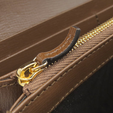 グッチ GUCCI ジャッキー1961 チェーン付き ウォレット 652681 ベージュ×エボニー GGスプリームキャンバス レザー チェーンウォレット ゴールド金具 シェリーライン