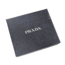 プラダ PRADA フラワー メタルロゴ コンパクトウォレット 1MV204 PERLA レザー 二つ折り財布 ゴールド金具 ソフトカーフ キルティング