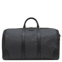 グッチ GUCCI GGスプリーム ボストンバッグ 478323 ブラック GGスプリームキャンバス レザー ボストンバッグ シルバー金具 黒 旅行カバン