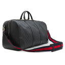 グッチ GUCCI GGスプリーム ボストンバッグ 478323 ブラック GGスプリームキャンバス レザー ボストンバッグ シルバー金具 黒 旅行カバン