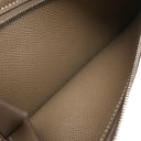 エルメス HERMES ベアンスフレ エトゥープ ヴォーエプソン 長財布 シルバー金具 グレージュ 二つ折り財布