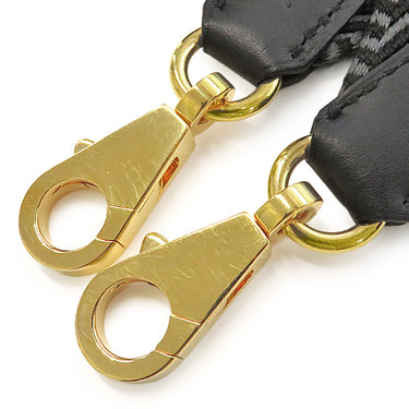 エルメス HERMES バンドリエール サングルカヴァル 50mm ブラック×グリミスティ トワルアッシュ スイフト ショルダーストラップ ゴールド金具 2024年製