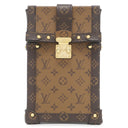 ルイヴィトン LOUIS VUITTON ポシェット トランク ヴェルティカル M67873 モノグラムリバース モノグラムキャンバス モノグラムリバースキャンバス ショルダーバッグ ゴールド金具