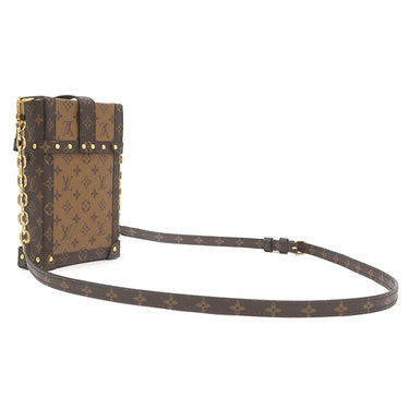 ルイヴィトン LOUIS VUITTON ポシェット トランク ヴェルティカル M67873 モノグラムリバース モノグラムキャンバス モノグラムリバースキャンバス ショルダーバッグ ゴールド金具