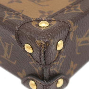 ルイヴィトン LOUIS VUITTON ポシェット トランク ヴェルティカル M67873 モノグラムリバース モノグラムキャンバス モノグラムリバースキャンバス ショルダーバッグ ゴールド金具