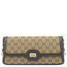 グッチ GUCCI ルーチェ スモール 786027 ベージュ×ブラウン GGキャンバス レザー 2WAYバッグ ゴールド金具 黒 シェリーライン クラッチ
