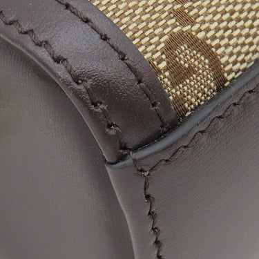 グッチ GUCCI ルーチェ スモール 786027 ベージュ×ブラウン GGキャンバス レザー 2WAYバッグ ゴールド金具 黒 シェリーライン クラッチ
