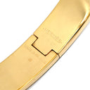 エルメス HERMES クリックH PM マロングラッセ×ゴールド GP エナメル ブレスレット Hブレス クリッククラック
