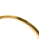 エルメス HERMES ミニクリック PM シェーヌダンクル ブラック×ゴールド メタル エナメル バングル ゴールド金具 バングル 黒 金