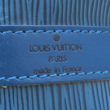 ルイヴィトン Louis Vuitton プチノエ M44105 トレドブルー エピレザー ショルダーバッグ ゴールド金具 青 ショルダー ワンショルダー 巾着型 巾着バッグ