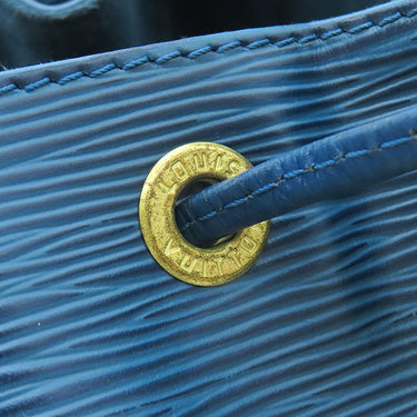 ルイヴィトン Louis Vuitton プチノエ M44105 トレドブルー エピレザー ショルダーバッグ ゴールド金具 青 ショルダー ワンショルダー 巾着型 巾着バッグ