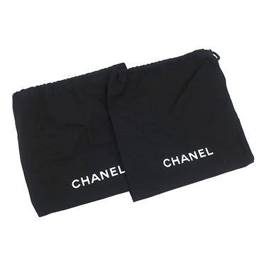 シャネル CHANEL ココマーク チェーン ローファー G34827 ブラック レザー ＃36 1/2 ローファー シルバー金具 黒