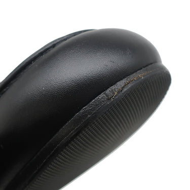 シャネル CHANEL ココマーク チェーン ローファー G35067 ブラック レザー ＃36 ローファー ゴールド金具 黒