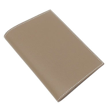 エルメス Hermes アジェンダ GM H038536CA18 エトゥープ ヴォーエプソン 手帳カバー グレージュ 2025年製 レフィル付き