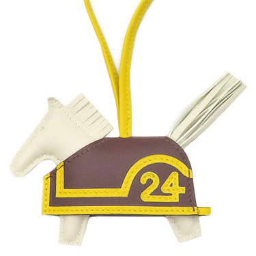 エルメス HERMES ロデオ ロベオ24 PM クレ×テール×ジョーヌドナポリ アニョーミロ スイフト バッグチャーム 新品 未使用 2025年製