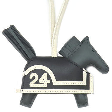 エルメス HERMES ロデオ ロベオ24 PM ヴェールマングローブ×ブラック×クレ アニョーミロ スイフト バッグチャーム 未使用 2025年製