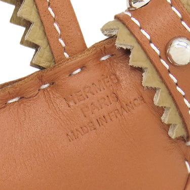 エルメス HERMES バディ 首輪付き ゴールド ムートン アニョーミロ バッグチャーム シルバー金具 新品 未使用 茶 スタッズ 2025年製