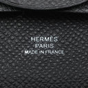 エルメス HERMES バスティア ブラック ヴォーエプソン コインケース シルバー金具 黒