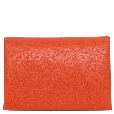 エルメス HERMES カルヴィ デュオ カプシーヌ レザー シェーブルシャムキラ カードケース シルバー金具 新品 未使用 フラグメントケース 2025年製