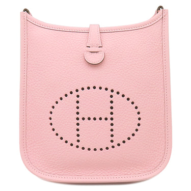 エルメス HERMES エヴリンTPM 16 ロング ローズサクラ トリヨンクレマンス ショルダーバッグ シルバー金具 新品 未使用 ピンク 2025年製