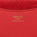 エルメス Hermes インザループ18 ルージュカザック トリヨンクレマンス ヴォースイフト ハンドバッグ ゴールド金具 赤 2025年製