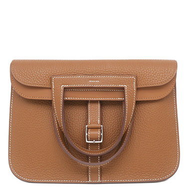 エルメス HERMES アルザン 25 ゴールド トリヨンクレマンス 2WAYバッグ シルバー金具 ハンドバッグ ショルダー