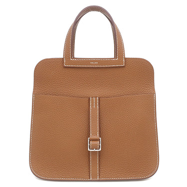 エルメス HERMES アルザン 25 ゴールド トリヨンクレマンス 2WAYバッグ シルバー金具 ハンドバッグ ショルダー