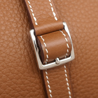 エルメス HERMES アルザン 25 ゴールド トリヨンクレマンス 2WAYバッグ シルバー金具 ハンドバッグ ショルダー