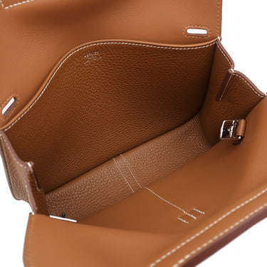 エルメス HERMES アルザン 25 ゴールド トリヨンクレマンス 2WAYバッグ シルバー金具 ハンドバッグ ショルダー