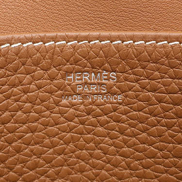 エルメス HERMES アルザン 25 ゴールド トリヨンクレマンス 2WAYバッグ シルバー金具 ハンドバッグ ショルダー
