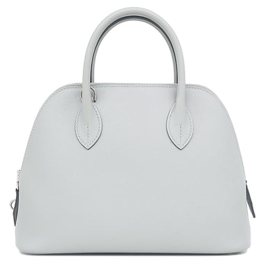 エルメス HERMES ボリード1923 25 ブルーグラシエ エバーカラー 2WAYバッグ シルバー金具 2024年製