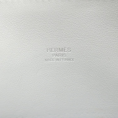 エルメス HERMES ボリード1923 25 ブルーグラシエ エバーカラー 2WAYバッグ シルバー金具 2024年製