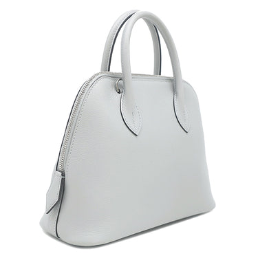 エルメス HERMES ボリード1923 25 ブルーグラシエ エバーカラー 2WAYバッグ シルバー金具 2024年製