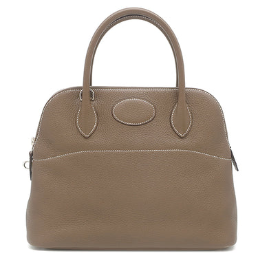 エルメス HERMES ボリード31 エトゥープ トリヨンクレマンス 2WAYバッグ シルバー金具 グレージュ ショルダー