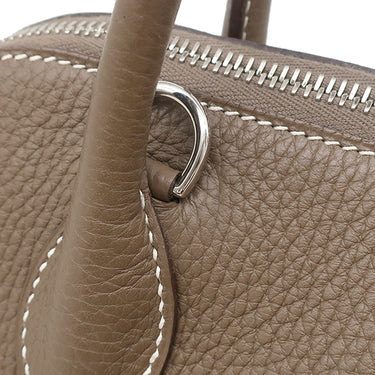 エルメス HERMES ボリード31 エトゥープ トリヨンクレマンス 2WAYバッグ シルバー金具 グレージュ ショルダー