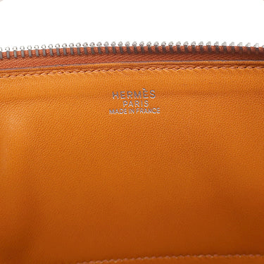 エルメス HERMES ボリード 27 オレンジ シェーブル シェブルミゾル 2WAYバッグ シルバー金具 ハンドバッグ ショルダー