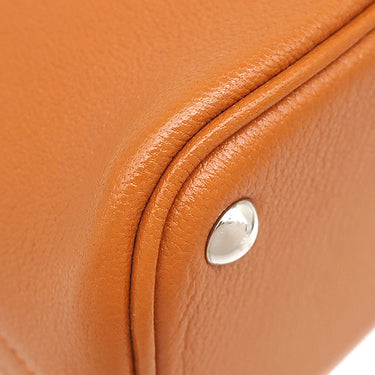 エルメス HERMES ボリード 27 オレンジ シェーブル シェブルミゾル 2WAYバッグ シルバー金具 ハンドバッグ ショルダー