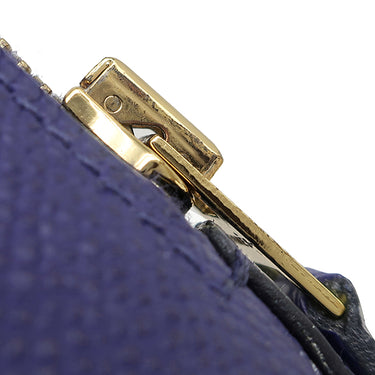 エルメス HERMES ボリード27 ブルーアンクル ヴォーエプソン 2WAYバッグ ゴールド金具 青 ショルダー