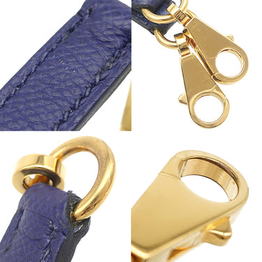 エルメス HERMES ボリード27 ブルーアンクル ヴォーエプソン 2WAYバッグ ゴールド金具 青 ショルダー