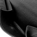 ルイヴィトン LOUIS VUITTON ポルトフォイユ マルコNM M62289 ノワール エピレザー 二つ折り財布 黒 イニシャル入り