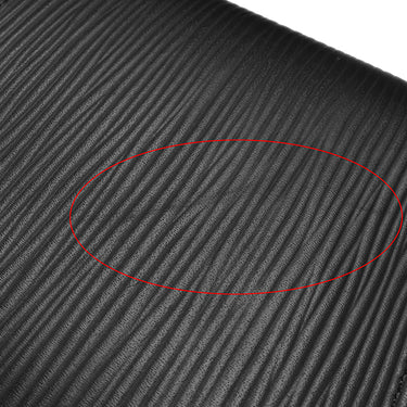 ルイヴィトン LOUIS VUITTON ポルトフォイユ マルコNM M62289 ノワール エピレザー 二つ折り財布 黒 イニシャル入り