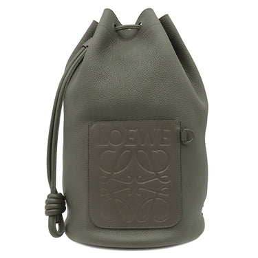 ロエベ LOEWE セーラー バッグ ダークカーキ カーフ ショルダーバッグ マットグリーン金具