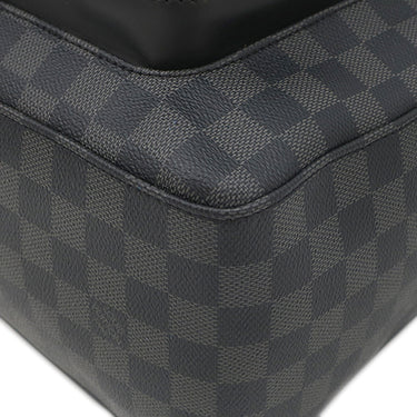 ルイヴィトン LOUIS VUITTON ジョッシュ NV N40365 ダミエグラフィット ダミエグラフィットキャンバス リュック・デイパック シルバー金具 黒 グレー